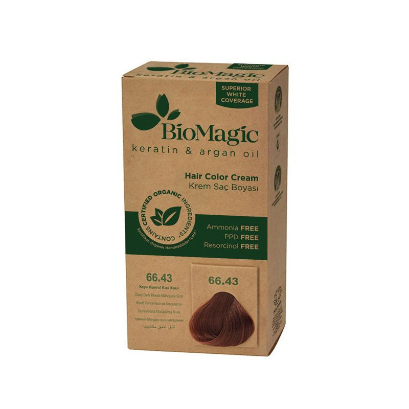 Bio Magic Organic Hair Colour Ck 66/43 Deep Dark Blonde, 60Ml