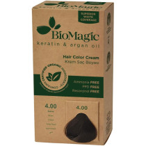 Biomagic Hair Colour Cream 4/00 Brown, 60Ml