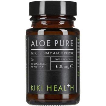 Kiki Health Aloe Pure Vegetarian Capsules, 600Mg 20 Veg Capsules