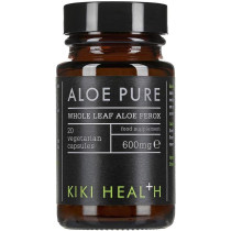 Kiki Health Aloe Pure Vegetarian Capsules, 600Mg 20 Veg Capsules