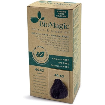 Bio Magic Hair Color Cream 44.43 Deep Brown Marigold, 60Ml