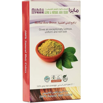 Myrah Herbal Dark Brown Hair Color, 100G