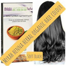 Myrah Herbal Soft Black Hair Color, 100G