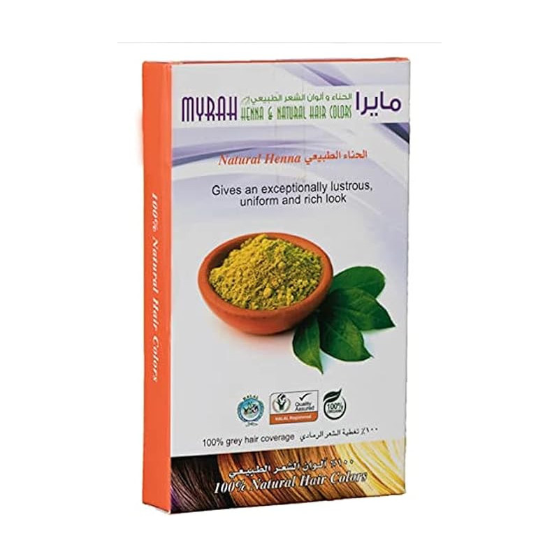 Myrah Natural Henna Hair Color, 100G