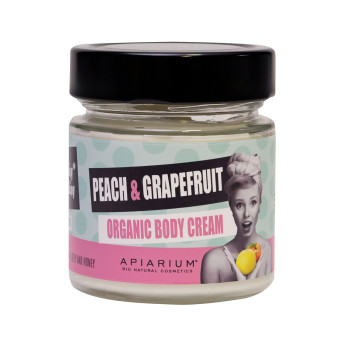 Apiarium Organic Peach And Grapefruit Body Cream, 200Ml