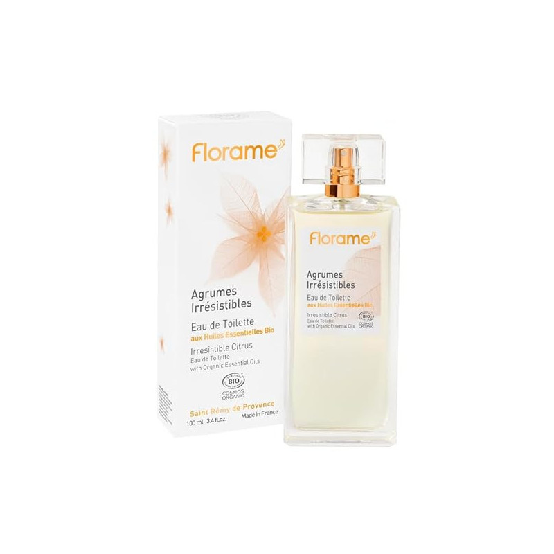 Florame Eau De Toilette Irresistible Citrus, Long Lasting, 100Ml