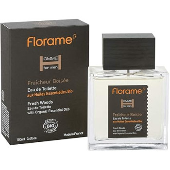 Florame Eau De Toilette Fresh Woods For Real Men, Naturally, 100Ml