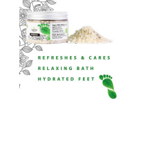 Natyr Organic Foot Bath Salts, Green Tea And Mint, 150G
