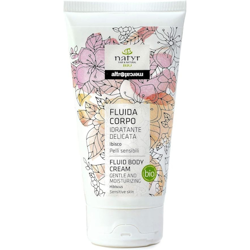 Natyr Organic Gentle And Moisturizing Hibiscus Fluid Body Cream 150Ml