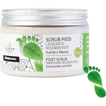 Natyr Organic Foot Scrub, Smoothing Regenerating, 150Ml