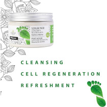 Natyr Organic Foot Scrub, Smoothing Regenerating, 150Ml