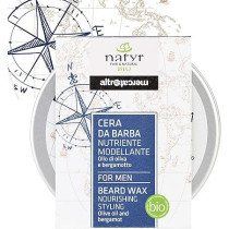 Natyr Organic Beard Wax For Men, 100 Percentage Natural Premium Quality, 50Ml
