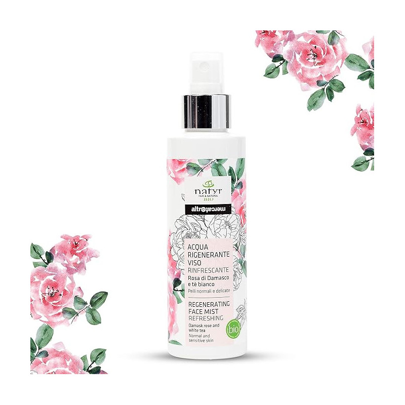 Natyr Organic Regenerating Face Mist For Normal And Sensitive Skin, 150Ml