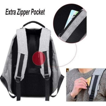 Travel Laptop Backpack, Business Anti Theft Laptop Backpack with USB Charging Port And Headphone Interface, Waterproof College School Computer Bag For Women And Men Fits 15.6 Inch, Notebook