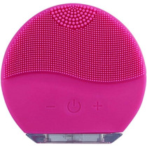 Ultrasonic Silicone Face Cleansing Brush, Gentle Exfoliation And Massage, Pink Colour