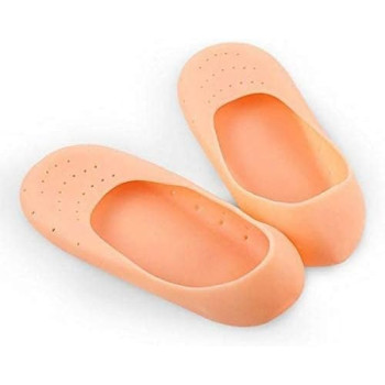 Silicone Gel Heel Protective Socks For Dry, Cracked Heels, Rough Skin, Dead Skin, Calluses Remover For Men And Women