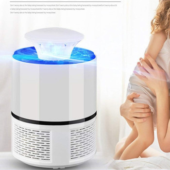 Blackfellsouq Home Enviromental-Friendly Electronic Mosquito Killer Bug Zapper Trap Led Light Usb Powered Insect Catcher