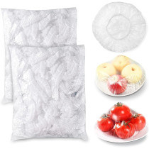 Yu Well Artc Elastic Food Storage Covers Plastic Adjustable Sealing Bowl Lids, 200 Pieces