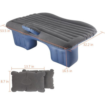 Haitral Portable Travel Camping Inflatable Mattress With Pillow Fits Most Car Models For And Car, Flitaing Bed, Floating Bed