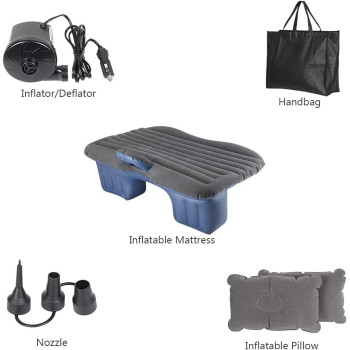 Haitral Portable Travel Camping Inflatable Mattress With Pillow Fits Most Car Models For And Car, Flitaing Bed, Floating Bed