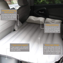 Car Travel Bed, Suv Air Mattresses Inflatable For Camping Children Rear Double Adjustable Sleeping Pad Airbed Seat Cover Cushion Flocking Cloth Mvp With Pump