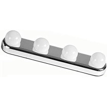 4 Bulb Led Makeup Mirror Light Suction Cup Installation Dressing Table Vanity Light Bathroom Wall Lamp