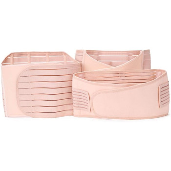 Cbecgit Postpartum Support Recovery Belly Belt, A Set Of Abdomen With Three Sets Of Ventral Caesarean Section With A Breathable Corset Abdomen Novice Mother Pregnant Woman Gift, XXl