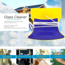 Magnet And Abs Double Side Magnetic Window Cleaner Glass Wiper Useful Surface Brush High-Efficiency Cleaning Tools