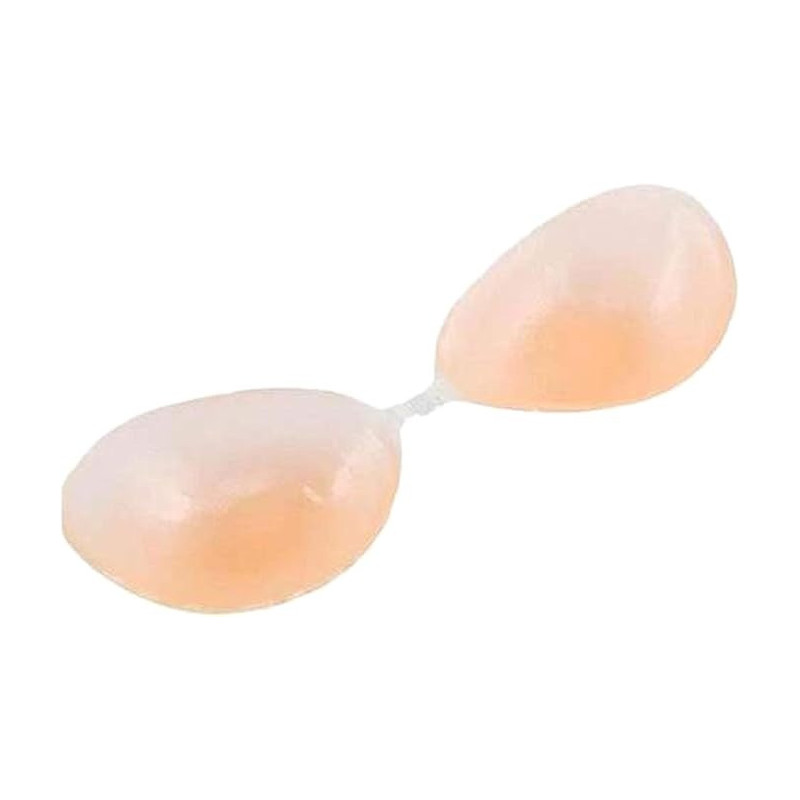 Silicone Adhesive Strapless And Backless Bra For Backless Dress With Nipple Covers