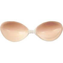 Silicone Adhesive Strapless And Backless Bra For Backless Dress With Nipple Covers