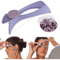 Piesome Eyebrow Face And Body Hair Threading And Removal System, Tweezers For Eyebrows, Threading Tool, Threading Machine For Women, Threading Epilators For Women, Purple