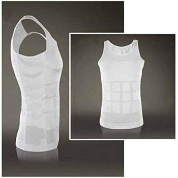 Fantastic Gadget Men Corset, Underwear Shapewear Slim Body Shaper, Large