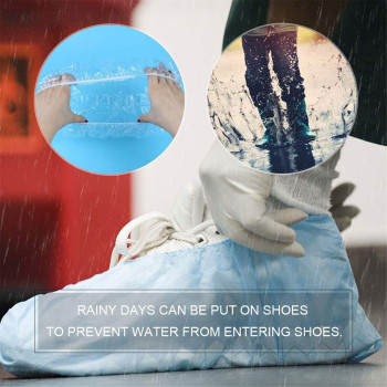 Smilee Hotsuae Shower Cap Disposable, Thickening Women Waterproof Shower Caps, Clear, 100 Pcs