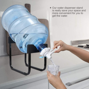 Water Dispenser Stand And Water Jug Dispenser, Portable Stainless Steel Water Jug Stand Bottle Drink Holder Rack