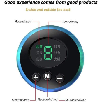 Electric Ems Leg Reshaping Foot Muscle Massage Pulse Relaxation Massager Mat, Black