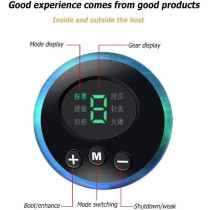 Electric Ems Leg Reshaping Foot Muscle Massage Pulse Relaxation Massager Mat, Black