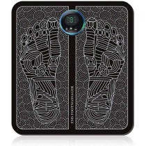Electric Ems Leg Reshaping Foot Muscle Massage Pulse Relaxation Massager Mat, Black