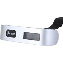Camry Weight Portable Lcd Display Electronic Luggage Scale For Travel, Silver