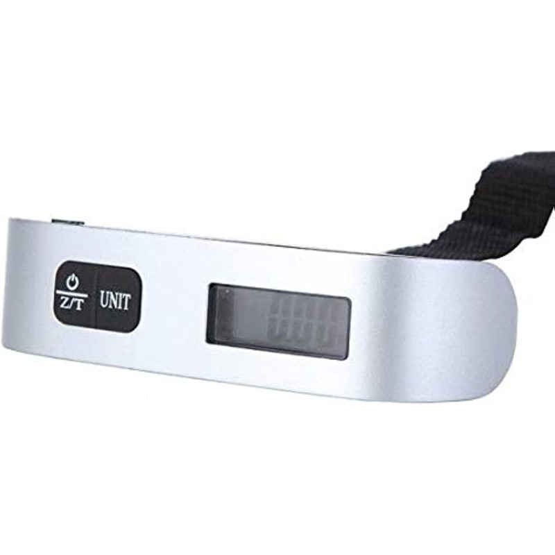 Camry Weight Portable Lcd Display Electronic Luggage Scale For Travel, Silver