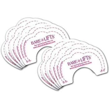 Bare Lifts Instant Breast Lift Support Invisible Bra Adhesive Tape, Light Pink