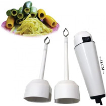 Vegi Drill Electric Corer Drill, Handheld Vegetable Corer For Home Kitchen Utensil, White