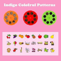 Indigo Drawing Projector For Kids With Light Music, Smart Projection Painting Set, Child Educational Learning Toys, Pink