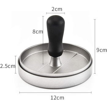 Nyganmelloz Best Burger Press, Aluminum Hamburger Patty Maker For Stuffed Burger, Quality Bbq Grilling Accessories