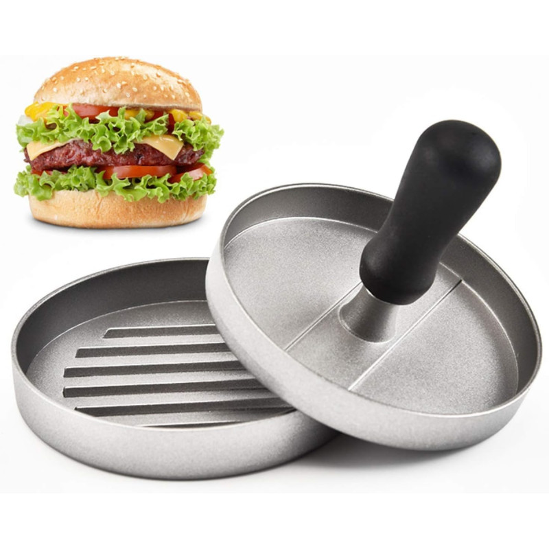 Nyganmelloz Best Burger Press, Aluminum Hamburger Patty Maker For Stuffed Burger, Quality Bbq Grilling Accessories