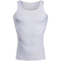 Body Shaper Vest Tops Tummy Waist Underwear Beer Belly Slimmer For Men, Medium