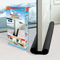 Twin Draft Guard Extreme For Doors, Black Patented And Trademarked