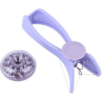 Firefactory Eyebrow Face And Body Hair Threading And Removal System/Tweezers Tool Machine For Women, Purple