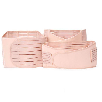Cbecgit Postpartum Support Recovery Belly Belt, A Set Of Abdomen With Three Sets Of Ventral Caesarean Section With A Breathable Corset Abdomen Novice Mother Pregnant Woman Gift, Large