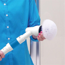 Fywzgg Scrubber Electric Spin Power Scrubbing Cleaning Brush For Floor Bathroom Wall Toilet Bathtub Swimming Pool Tire Rechargeable Extendable Tool