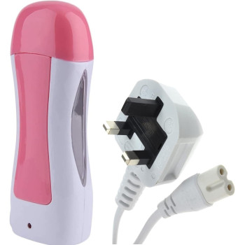 Single Cartridge Wax Heater Machine Waxing Kit Wax Warmer For Body Hair Removal With 100 Pieces Wax Paper Strip And 100G Cartridge Wax Honey, Set Of 3